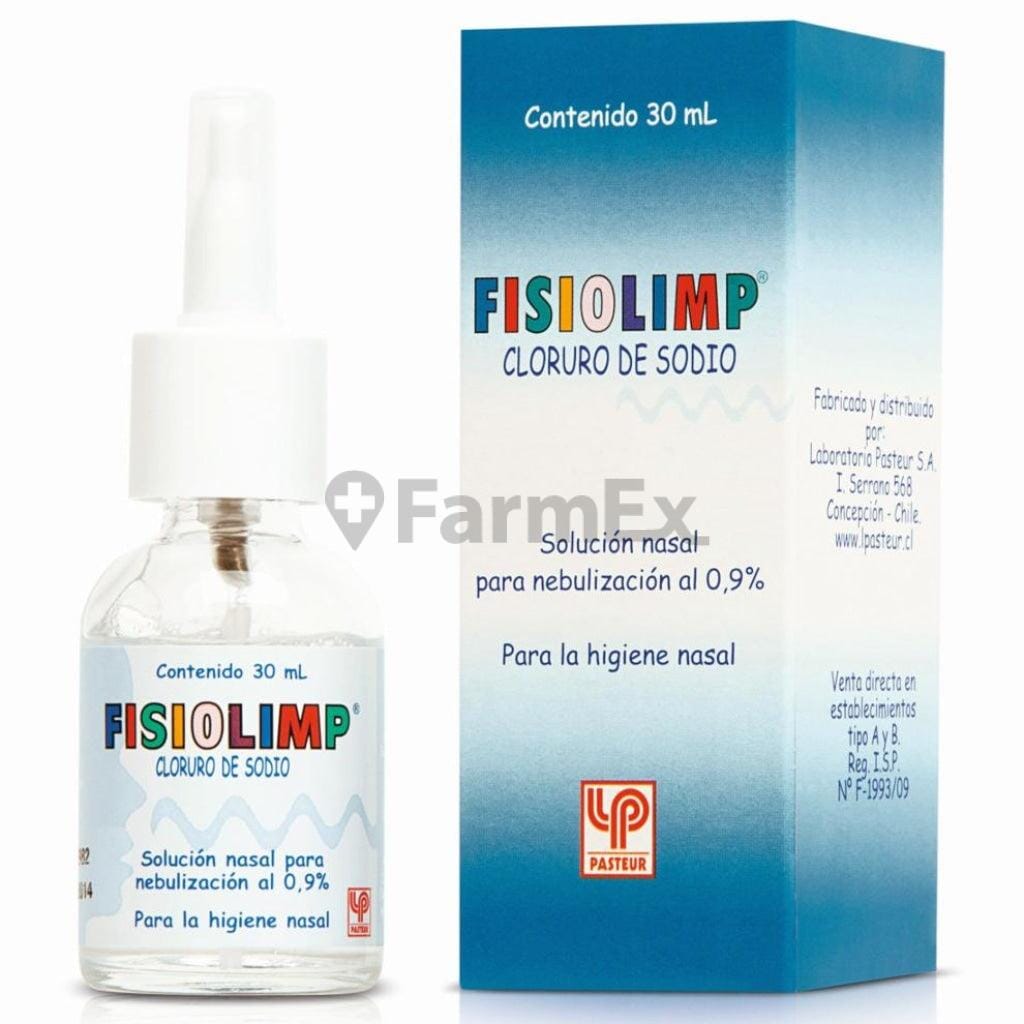 Fisiolimp Solución Nasal 0,9 % x 30 mL Farmex-Fonasa-Persistente